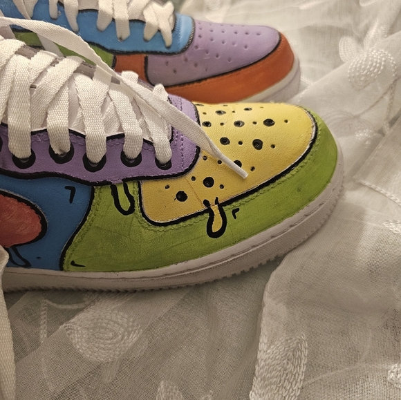 Mens Custom drip  Air Force 1 size 7.5 - Picture 12 of 16